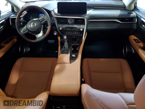2022 Lexus RX 350 with VIN 2T2HZMDA0NC358923, listed as a Copart auction lot 58472395 with 24,514 mi miles and Salvage title. Bid and sale history available at DreamBid. Image 8.