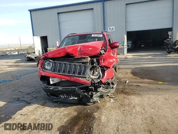 2018 Jeep Renegade Altitude with VIN ZACCJABBXJPH24174, listed as a Copart auction lot 50736845 with 87,712 mi miles and Salvage Title. Bid and sale history available at DreamBid. Image 12.