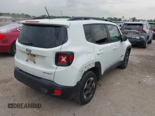 2017 Jeep Renegade Sport with VIN ZACCJAAB9HPF74358, listed as a IAAI auction lot 42467736 with 167,858 mi miles and . Bid and sale history available at DreamBid. Image 4.