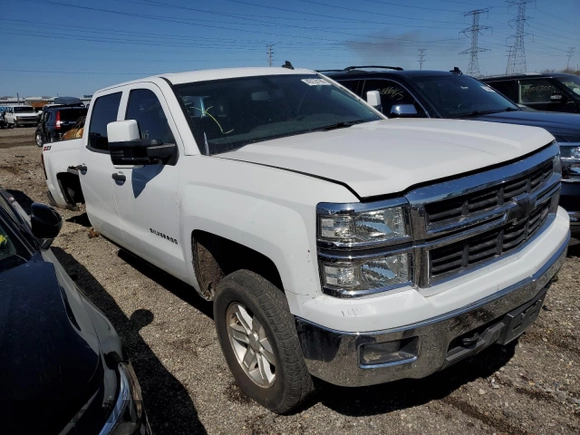 2014 Chevrolet Silverado 1500 LT with VIN 3GCUKREC5EG392513, listed as a Copart auction lot 49750165 with 163,793 mi miles and Salvage Title. Bid and sale history available at DreamBid. Image 4.