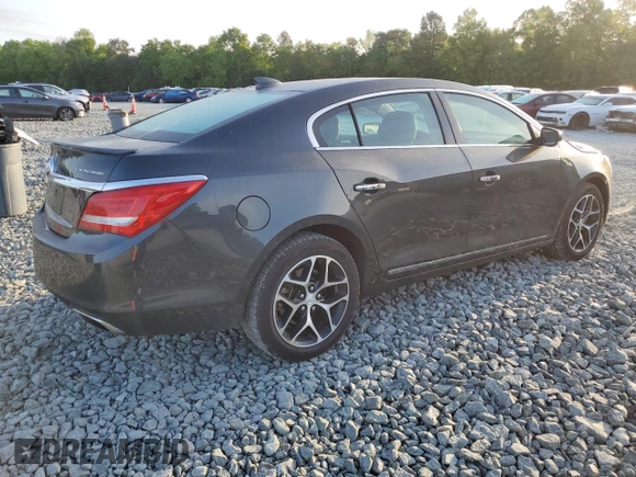 2016 Buick LaCrosse Sport Touring with VIN 1G4G45G39GF281914, listed as a Copart auction lot 54756355 with 66,437 mi miles and Salvage title. Bid and sale history available at DreamBid. Image 3.