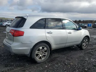 2007 Acura MDX Technology with VIN 2HNYD28487H518447, listed as a Copart auction lot 52040255 with 182,638 mi miles and Clean Title. Bid and sale history available at carsss.com. Image 3.