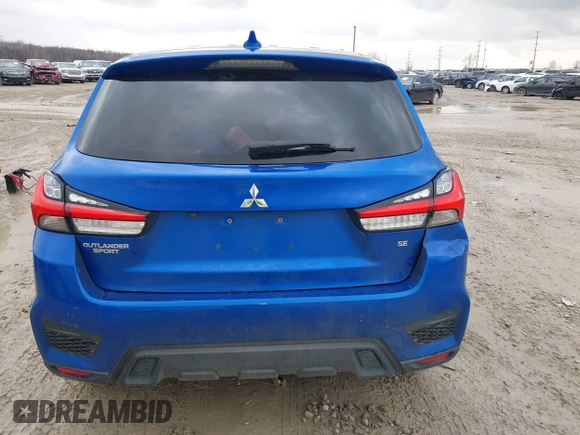 2021 Mitsubishi Outlander Sport SE with VIN JA4APVAU7MU011729, listed as a IAAI auction lot 41581967 with 78,740 mi miles. Bid and sale history available at carsss.com. Image 16.