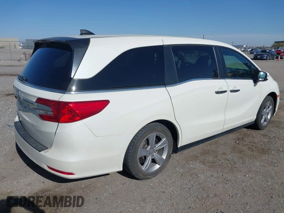 2019 Honda Odyssey EX-L with VIN 5FNRL6H78KB043279, listed as a IAAI auction lot 42041202 with 67,007 mi miles. Bid and sale history available at carsss.com. Image 4.