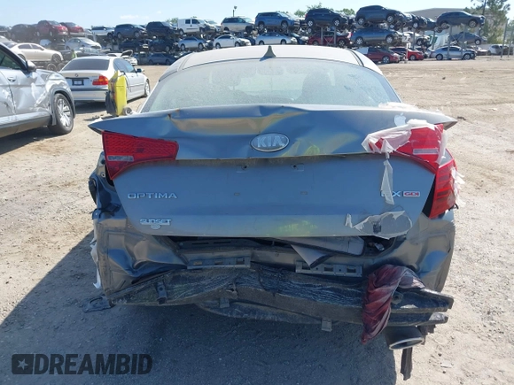 2013 Kia Optima EX with VIN 5XXGN4A72DG158198, listed as a IAAI auction lot 25640499 with 95,752 mi miles. Bid and sale history available at carsss.com. Image 16.
