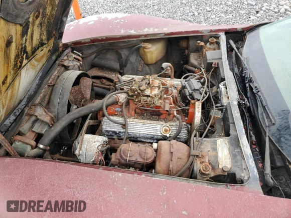 1975 Chevrolet Corvette z VIN 1Z37T5S438077, wystawiony jako Copart lot #56787605 z przebiegiem Nie podano mil oraz Czysty tytuł • Clean title. Historia ofert i sprzedaży dostępna na DreamBid. Obrazek 11.