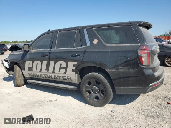 2023 Chevrolet Tahoe Commercial with VIN 1GNSCLED4PR507963, listed as a Copart auction lot 50019835 with 10,945 mi miles and Non repairable. Bid and sale history available at DreamBid. Image 2.