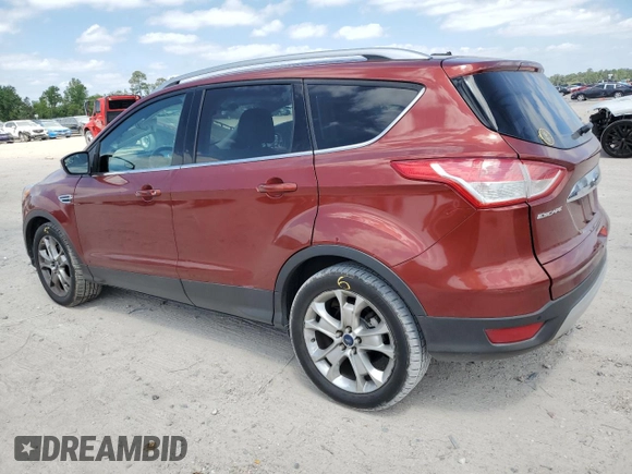 2015 Ford Escape Titanium with VIN 1FMCU0J95FUA77796, listed as a Copart auction lot 53182675 with 118,202 mi miles and Salvage title. Bid and sale history available at DreamBid. Image 2.