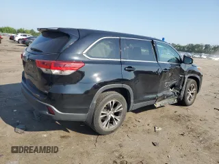 2019 Toyota Highlander LE with VIN 5TDBZRFH3KS963555, listed as a Copart auction lot 62294815 with 64,965 mi miles and Salvage title. Bid and sale history available at DreamBid. Image 3.