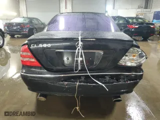 2001 Mercedes-Benz CL-Class with VIN WDBPJ75J01A008311, listed as a Copart auction lot 51051745 with 178,423 mi miles and Salvage Title. Bid and sale history available at carsss.com. Image 6.