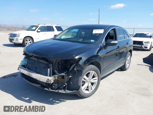 2015 Acura RDX Tech Pkg with VIN 5J8TB4H54FL017469, listed as a IAAI auction lot 41606814 with 156,011 mi miles. Bid and sale history available at carsss.com. Image 2.