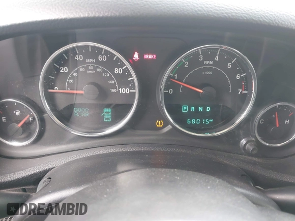 2018 Jeep Wrangler Unlimited Sahara with VIN 1C4BJWEG6JL817231, listed as a IAAI auction lot 42225248 with 68,015 mi miles and . Bid and sale history available at DreamBid. Image 7.