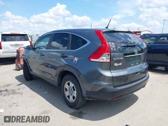 2014 Honda CR-V LX with VIN 5J6RM3H32EL000268, listed as a IAAI auction lot 42128695 with 134,335 mi miles. Bid and sale history available at carsss.com. Image 3.