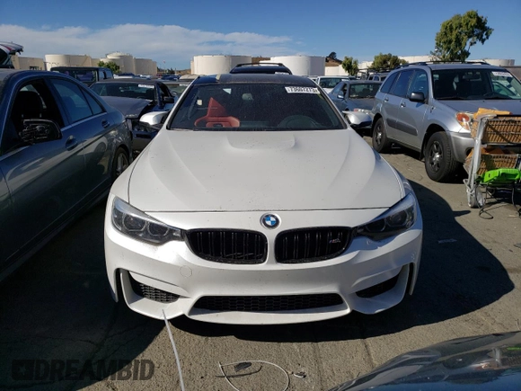 2018 BMW M4 with VIN WBS4Y9C58JAC86161, listed as a Copart auction lot 73607273 with 41,314 mi miles. Bid and sale history available at carsss.com. Image 5.