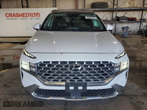 2022 Hyundai Santa Fe SEL with VIN 5NMS3DAJ1NH429508, listed as a Copart auction lot 48584945 with 48,048 mi miles and Salvage Title. Bid and sale history available at carsss.com. Image 5.