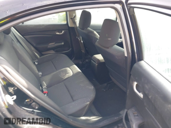 2014 Honda Civic Sedan LX with VIN 2HGFB2F55EH540032, listed as a IAAI auction lot 41458693 with 167,549 mi miles. Bid and sale history available at carsss.com. Image 8.