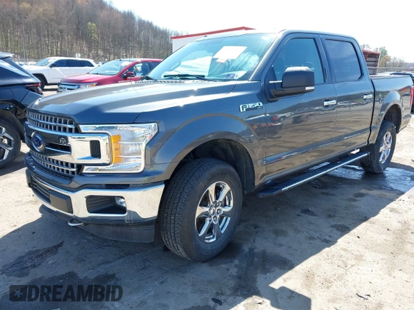 2018 Ford F-150 XL with VIN 1FTEW1E54JFE02925, listed as a IAAI auction lot 42002280 with 31,893 mi miles. Bid and sale history available at carsss.com. Image 2.