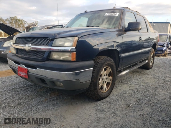2005 Chevrolet Avalanche Z66 with VIN 3GNEC12Z25G180199, listed as a Copart auction lot 74985864 with 232,892 mi miles and Salvage Title. Bid and sale history available at carsss.com. Image 1.