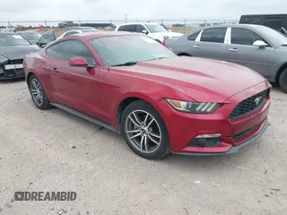 2015 Ford Mustang EcoBoost with VIN 1FA6P8THXF5349965, listed as a IAAI auction lot 42107250 with 104,475 mi miles and . Bid and sale history available at DreamBid. Image 1.