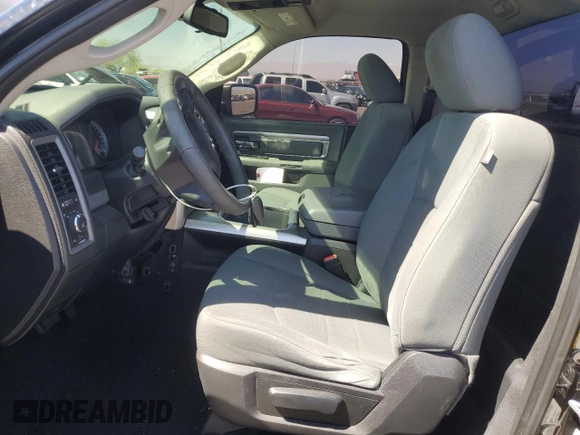 2014 Ram 1500 Express with VIN 3C6JR6AT6EG235549, listed as a Copart auction lot 52744925 with 123,996 mi miles and Salvage title. Bid and sale history available at DreamBid. Image 7.