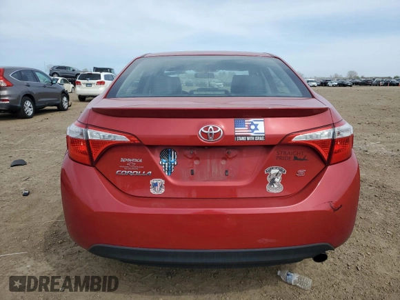 2014 Toyota Corolla L with VIN 5YFBURHE5EP061942, listed as a Copart auction lot 54743145 with 114,455 mi miles and Salvage title. Bid and sale history available at DreamBid. Image 6.