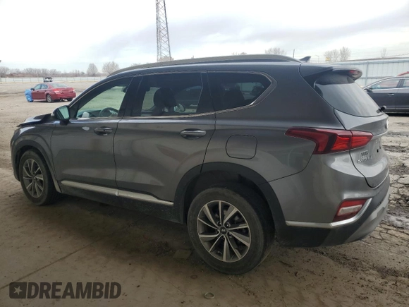 2019 Hyundai Santa Fe Limited with VIN 5NMS5CAD6KH018163, listed as a Copart auction lot 50663845 with 66,452 mi miles and Salvage Title. Bid and sale history available at carsss.com. Image 2.