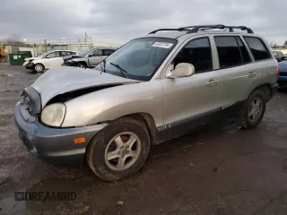 2004 Hyundai Santa Fe GLS with VIN KM8SC13E54U787809, listed as a Copart auction lot 83023704 with 120,358 mi miles and Salvage Title. Bid and sale history available at carsss.com. Image 1.
