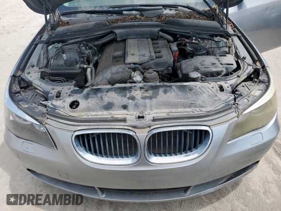 2004 BMW 5 Series 530i with VIN WBANA73524B812815, listed as a Copart auction lot 62161075 with 131,286 mi miles and Clean title. Bid and sale history available at DreamBid. Image 11.
