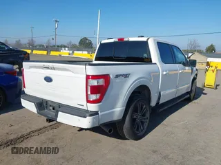 2022 Ford F-150 XL with VIN 1FTFW1E83NFA92867, listed as a IAAI auction lot 41349588 with 150,274 mi miles. Bid and sale history available at carsss.com. Image 4.
