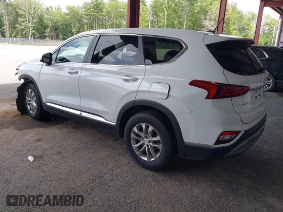 2019 Hyundai Santa Fe SE with VIN 5NMS2CAD2KH116731, listed as a IAAI auction lot 42689306 with 55,213 mi miles and . Bid and sale history available at DreamBid. Image 3.