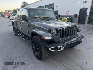 2021 Jeep Gladiator Rubicon с VIN 1C6JJTBM8ML611134, выставлен на аукционе Copart как лот 54375665 с пробегом 62 134 миль миль и Списание • Salvage title. История ставок и продаж доступна на DreamBid. Изображение 1.