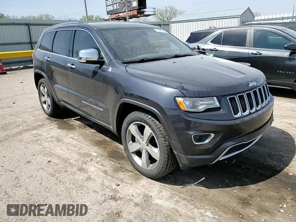 2014 Jeep Grand Cherokee Limited with VIN 1C4RJFBG4EC265947, listed as a Copart auction lot 52448155 with 127,700 mi miles and Salvage title. Bid and sale history available at DreamBid. Image 11.