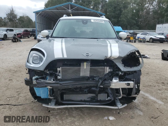 2021 MINI Countryman Cooper S with VIN WMZ53BR06M3M37081, listed as a Copart auction lot 83433484 with 39,645 mi miles and Non Repairable. Bid and sale history available at carsss.com. Image 5.