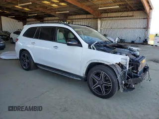 2023 Mercedes-Benz GLS 450 with VIN 4JGFF5KE7PA954520, listed as a Copart auction lot 47780935 with 22,752 mi miles and Salvage Title. Bid and sale history available at DreamBid. Image 4.