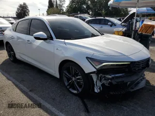 2024 Acura Integra Technology with VIN 19UDE4G76RA005175, listed as a Copart auction lot 50768825 with 14,976 mi miles and Salvage Title. Bid and sale history available at DreamBid. Image 4.