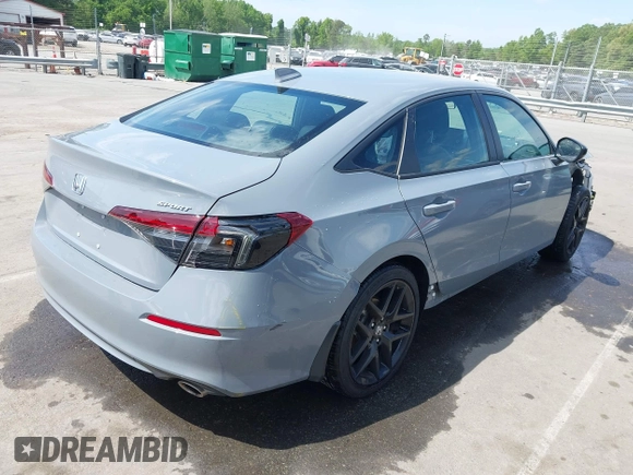 2025 Honda Civic Sport z VIN 2HGFE2F59SH542403, wystawiony jako IAAI lot #42064327 z przebiegiem 12 352 mil mil oraz . Historia ofert i sprzedaży dostępna na DreamBid. Obrazek 4.
