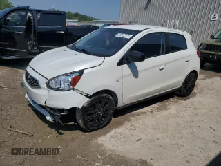 2019 Mitsubishi Mirage GT z VIN ML32A5HJ7KH011410, wystawiony jako Copart lot #59272175 z przebiegiem 28 885 mil mil oraz Nie do naprawy • Non repairable. Historia ofert i sprzedaży dostępna na DreamBid. Obrazek 1.