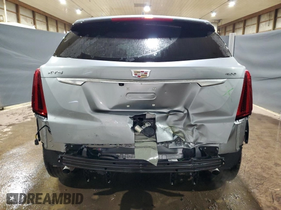 2025 Cadillac XT5 FWD Premium Luxury with VIN 1GYKNCRS9SZ120579, listed as a Copart auction lot 47656605 with 6,136 mi miles and Clean Title. Bid and sale history available at DreamBid. Image 6.