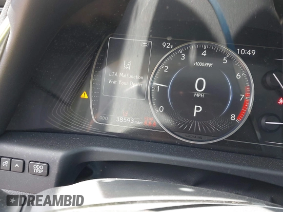 2020 Lexus ES 350 with VIN 58ADZ1B11LU068649, listed as a IAAI auction lot 42289047 with 38,593 mi miles and . Bid and sale history available at DreamBid. Image 15.
