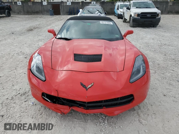 2019 Chevrolet Corvette 1LT with VIN 1G1YB3D70K5120384, listed as a Copart auction lot 45151405 with 27,450 mi miles and Salvage Title. Bid and sale history available at carsss.com. Image 5.