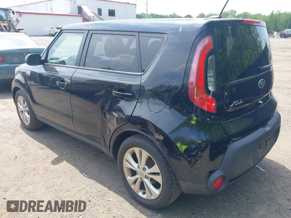2015 Kia Soul + with VIN KNDJP3A5XF7780603, listed as a IAAI auction lot 42164373 with 148,297 mi miles and . Bid and sale history available at DreamBid. Image 3.