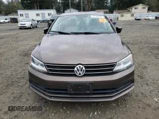 2015 Volkswagen Jetta S with VIN 3VW2K7AJ0FM242227, listed as a Copart auction lot 47788865 with Not provided miles and Clean title. Bid and sale history available at DreamBid. Image 5.