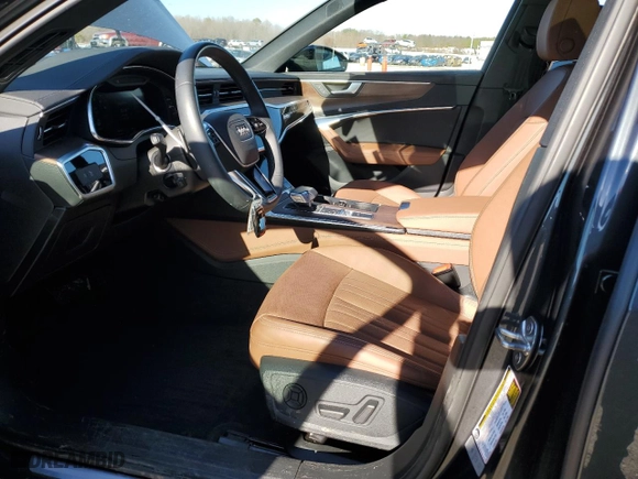 2024 Audi A6 Sedan Premium Plus with VIN WAUE3BF24RN011341, listed as a Copart auction lot 88012715 with 14,974 mi miles and Salvage Title. Bid and sale history available at carsss.com. Image 7.