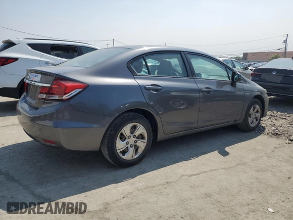 2013 Honda Civic LX z VIN 2HGFB2F58DH600464, wystawiony jako Copart lot #59534175 z przebiegiem 88 107 mil mil oraz Szkoda całkowita • Salvage title. Historia ofert i sprzedaży dostępna na DreamBid. Obrazek 3.