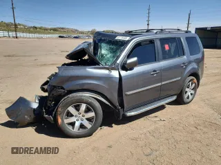 2013 Honda Pilot Touring with VIN 5FNYF4H99DB011078, listed as a Copart auction lot 53718495 with Not Provided miles and Salvage Title. Bid and sale history available at DreamBid. Image 1.
