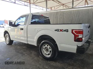2018 Ford F-150 XL z VIN 1FTMF1EB2JFD61180, wystawiony jako Copart lot #60848285 z przebiegiem 152 990 mil mil oraz Czysty tytuł • Clean title. Historia ofert i sprzedaży dostępna na DreamBid. Obrazek 2.