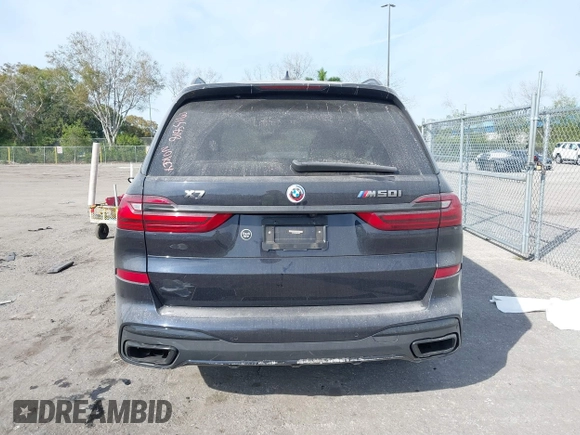 2022 BMW X7 M50i z VIN 5UXCX6C08N9M15818, wystawiony jako IAAI lot #41434065 z przebiegiem 52 740 mil mil oraz . Historia ofert i sprzedaży dostępna na DreamBid. Obrazek 16.
