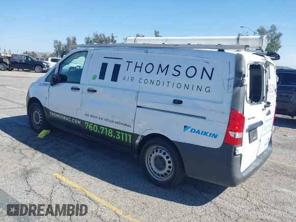 2018 Mercedes-Benz Metris Cargo with VIN WD3PG2EA2J3415757, listed as a IAAI auction lot 42029579 with 95,269 mi miles. Bid and sale history available at carsss.com. Image 3.