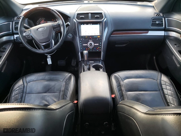 2017 Ford Explorer Platinum with VIN 1FM5K8HT9HGE17225, listed as a Copart auction lot 44321205 with 95,014 mi miles and Salvage Title. Bid and sale history available at carsss.com. Image 8.