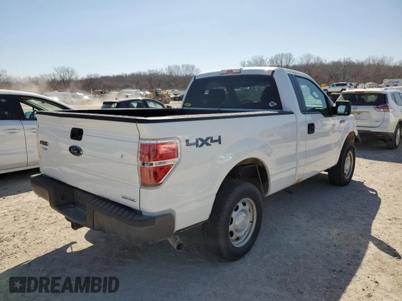 2013 Ford F-150 XL with VIN 1FTMF1EM0DKF06830, listed as a Copart auction lot 48296765 with 160,430 mi miles and Salvage title. Bid and sale history available at DreamBid. Image 3.